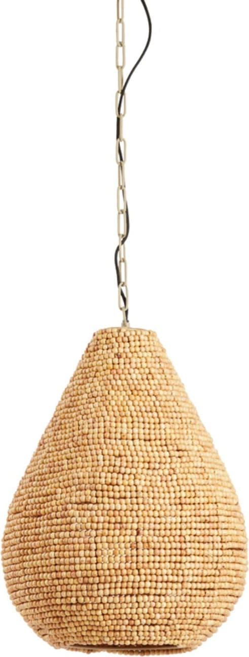 Hanglamp Kabinda - Kralen Naturel Light & Living Hanglamp 2983482