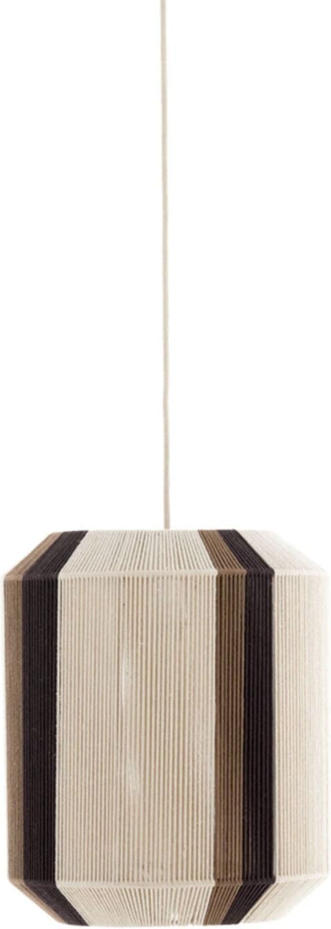 Hanglamp Kozana - Crème+donker Bruin Light & Living Hanglamp 2982764