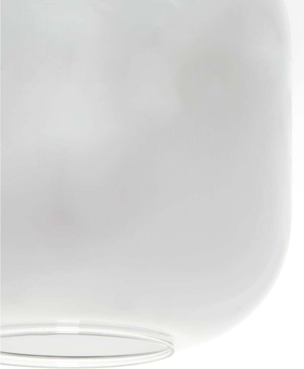 Hanglamp Lekar - Zwart+smoke Glas Light & Living Hanglamp 2946212