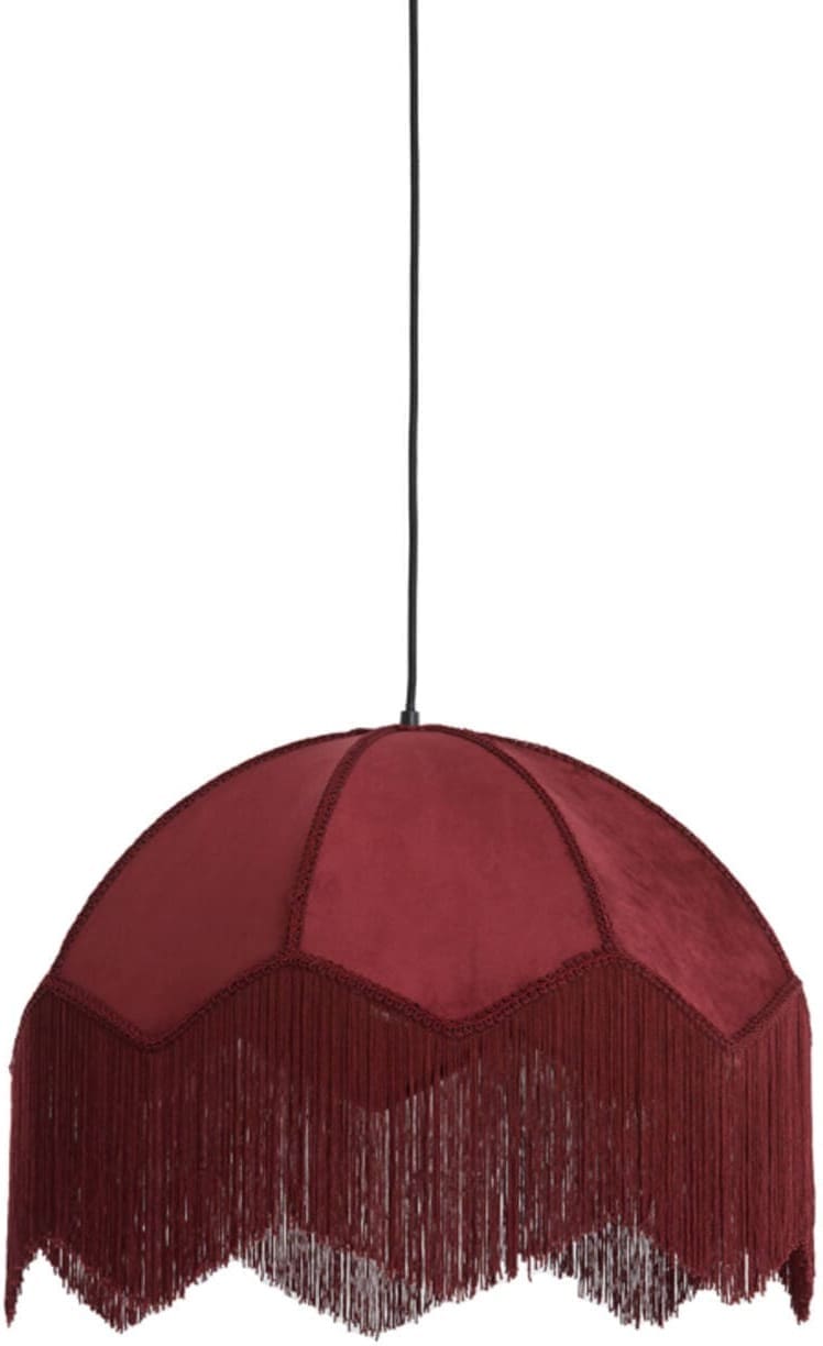 Hanglamp Malacia - Velvet Bordeaux Light & Living Hanglamp 2986417