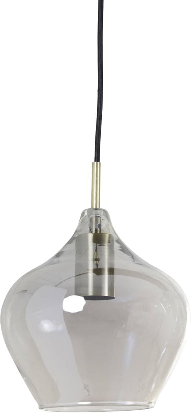 Hanglamp Rakel - Antiek Brons+smoke Light & Living Hanglamp 2937727