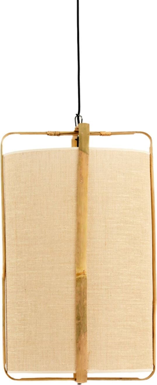 Hanglamp Sendai - Zand+bamboe Naturel Light & Living Hanglamp 2973182