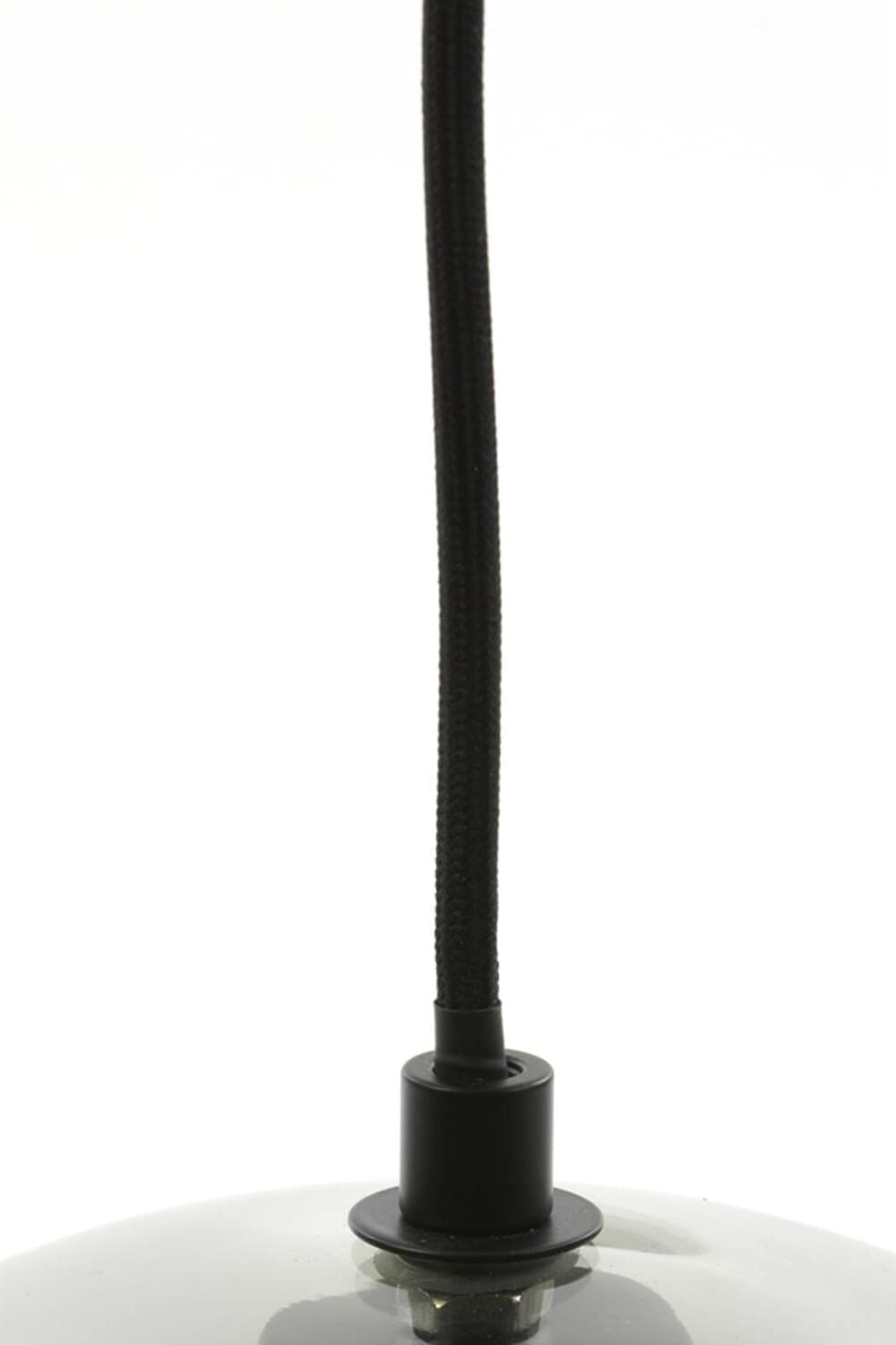 Hanglamp Subar - Mat Zwart+smoke Glas Light & Living Hanglamp 2957865