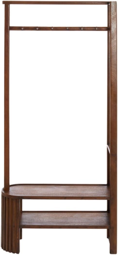 Kapstok Gaios - Acacia Hout Donker Bruin Light & Living Lampenkap 7481484
