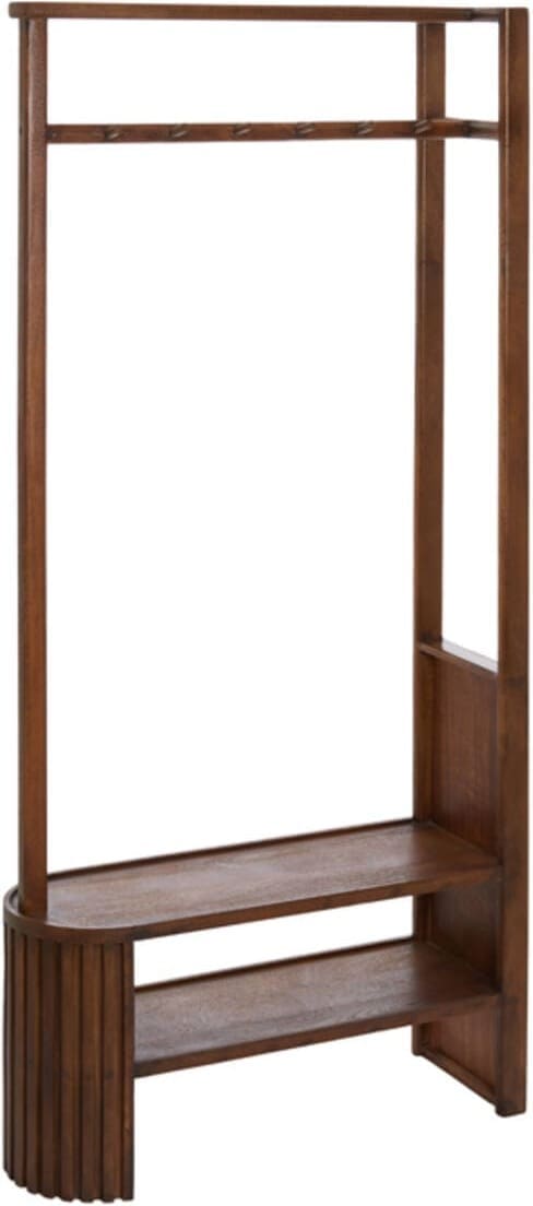 Kapstok Gaios - Acacia Hout Donker Bruin Light & Living Lampenkap 7481484