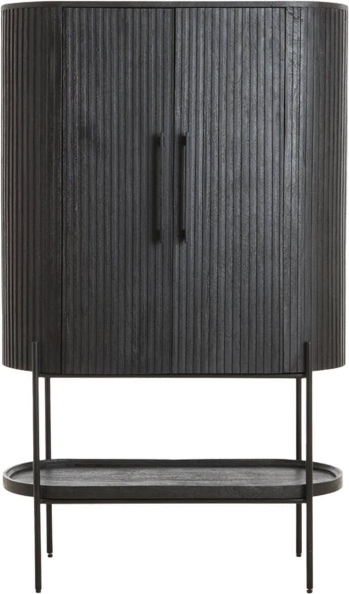 Kast Dumosi - Hout Mat Zwart Light & Living Kast 5507712