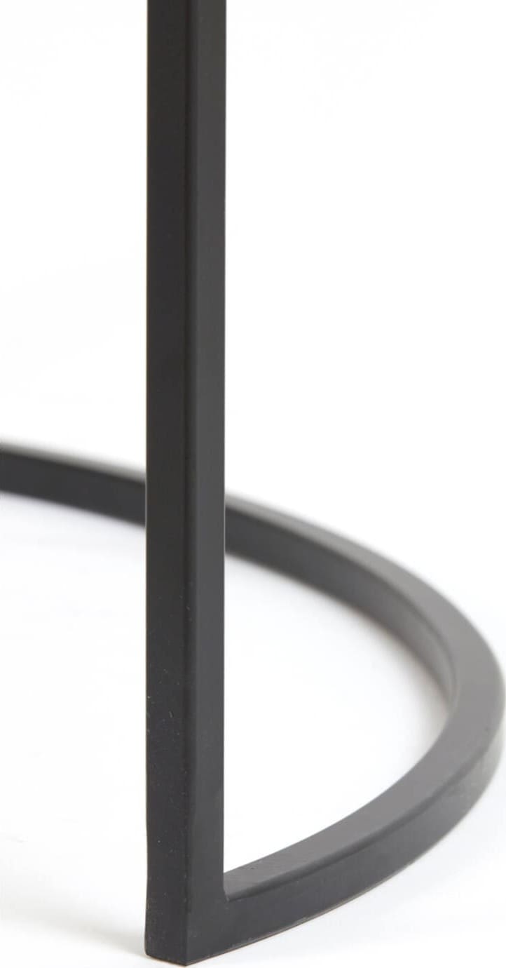 Salontafel Duarte - Glas Zwart-mat Zwart Light & Living Salontafel 6725012