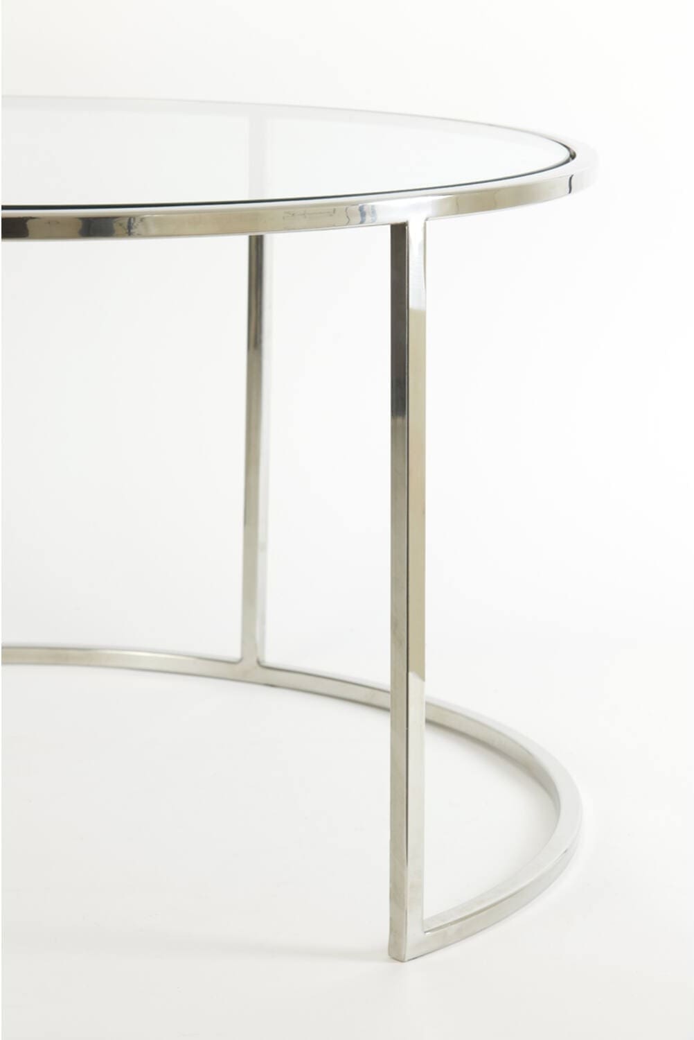 Salontafel Duarte - Nikkel+glas Light & Living Salontafel 6725019