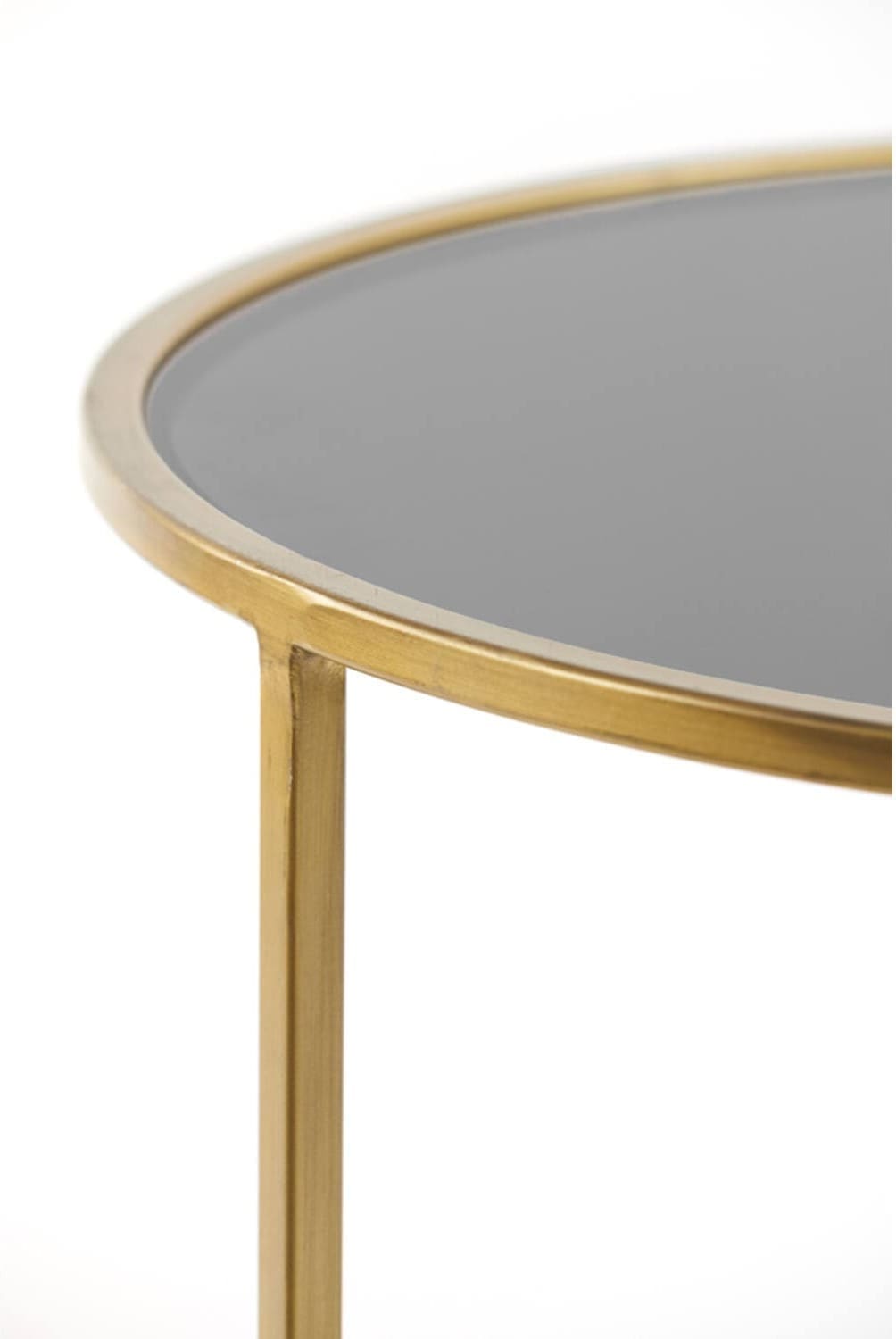 Salontafel Duarte - Smoke Glas-goud Light & Living Salontafel 6725065