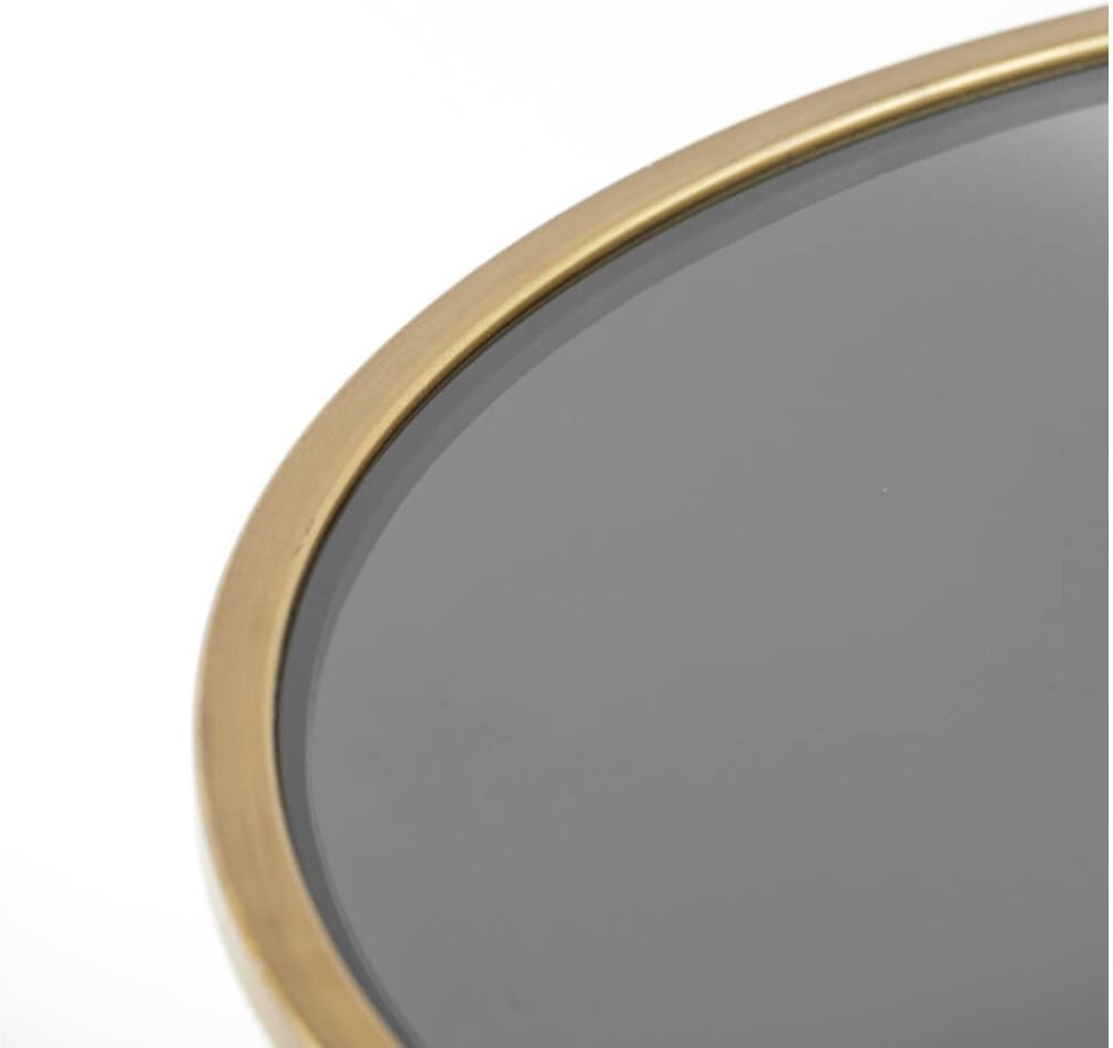 Salontafel Duarte - Smoke Glas-goud Light & Living Salontafel 6725065