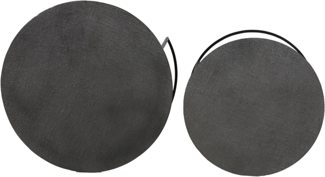 Salontafel Rengo - Relief Zwart Nikkel Light & Living Salontafel 6739116