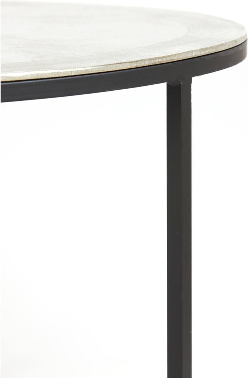 Salontafel Talca - Ruw Nikkel Light & Living Salontafel 6712157