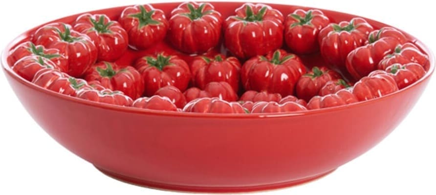Schaal Tamina - Keramiek Rood Light & Living Schaal 6353179