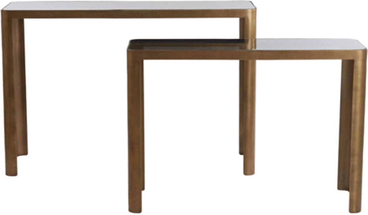 Side Oxe - Ant. Br+smoke Gl. Light & Living Wandtafel 5503665