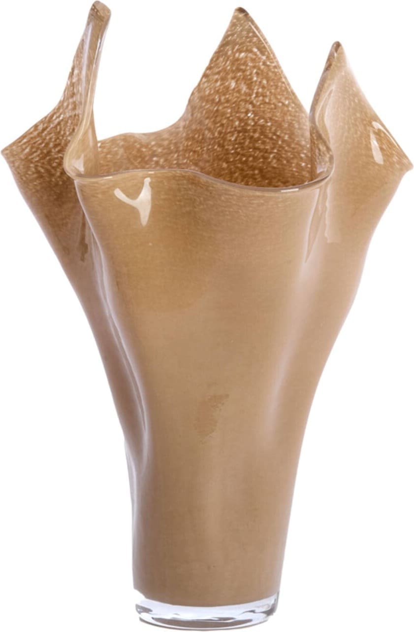 Vaas Aiora - Glas Melk Beige Light & Living Vaas 5726013