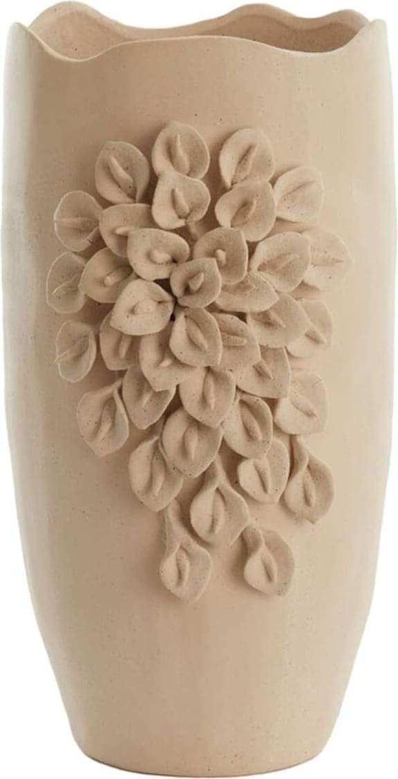 Vaas Amiata - Keramiek Mat Crème Light & Living Vaas 5730843
