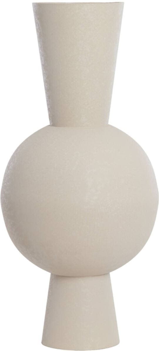 Vaas Chedi - Mat Licht Grijs Light & Living Vaas 5712174
