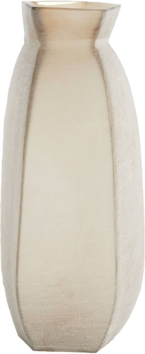 Vaas Veliko - Glas Licht Bruin Light & Living Vaas 5720382