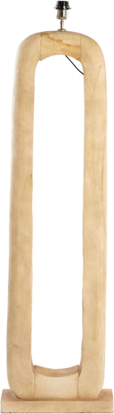 Vloerlamp Kelafo - Hout Mat Naturel Light & Living Vloerlamp 8215982