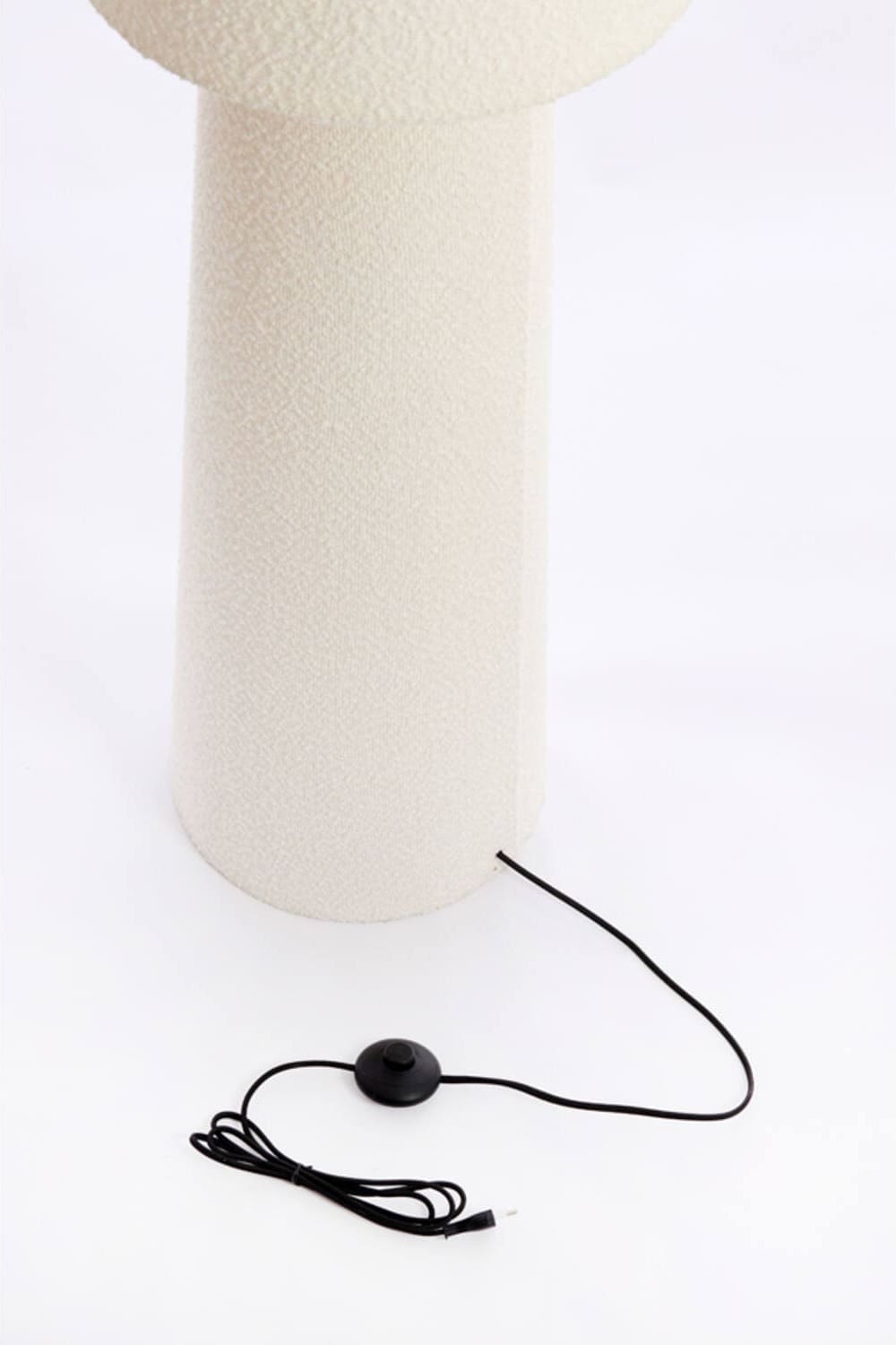 Vloerlamp Mikkel - Bouclé Crème Light & Living Vloerlamp 1886143