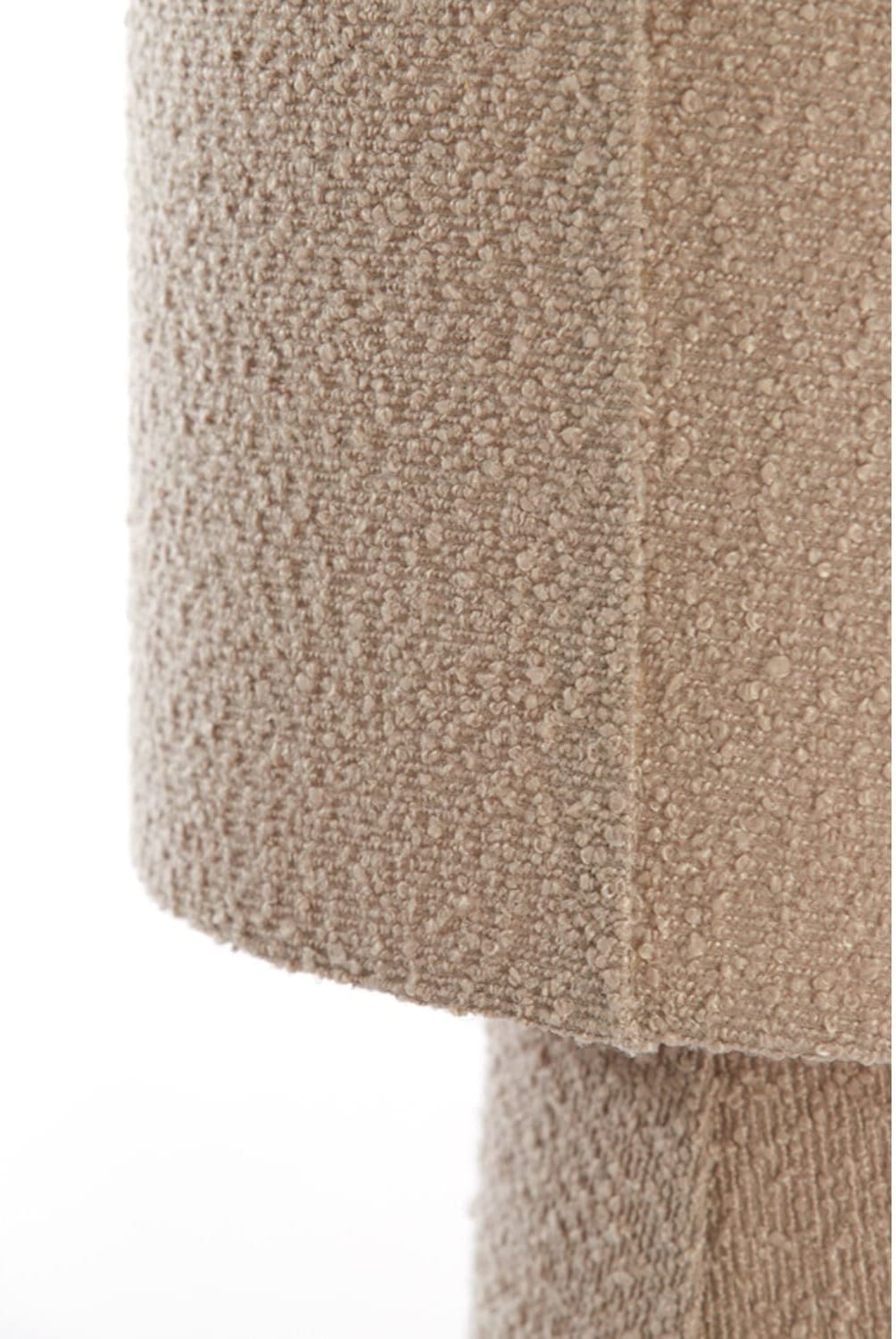 Vloerlamp Mikkel - Bouclé Zand Light & Living Vloerlamp 1886182