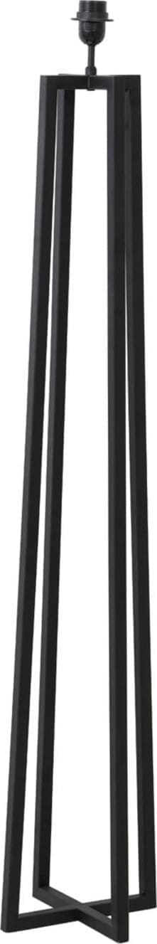 Vloerlamp Miley - Mat Zwart Light & Living Vloerlamp 8212112