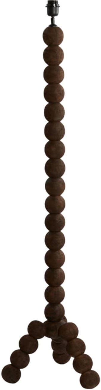 Vloerlamp Veglio - Hout Mat Donker Bruin Light & Living Vloerlamp 8216964