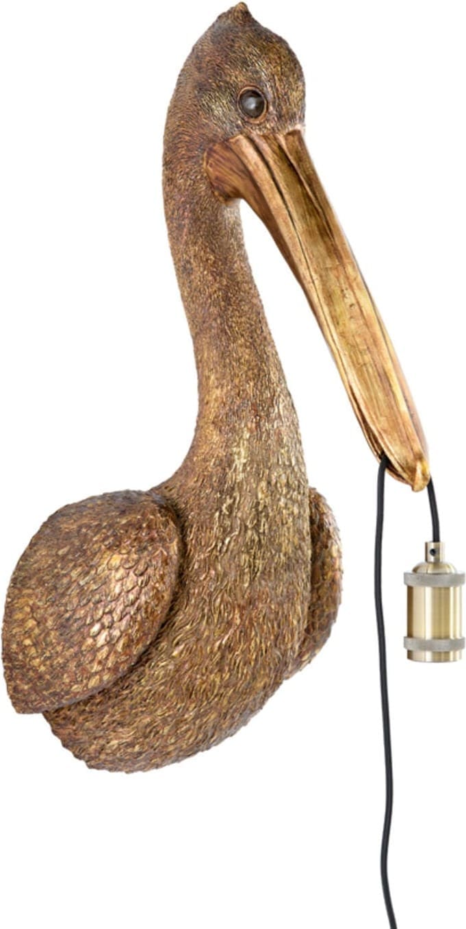 Wandlamp Pelican - Antiek Brons Light & Living Wandlamp 3129118
