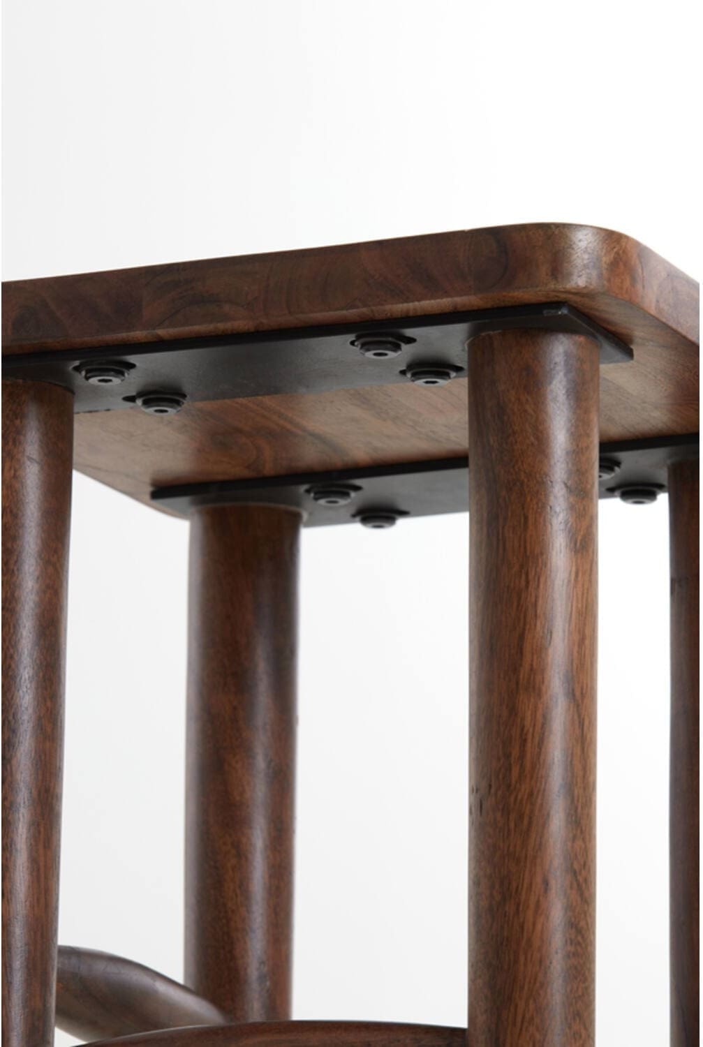 Zuil Qiano - Acacia Hout Bruin Light & Living Bijzettafel 6798084