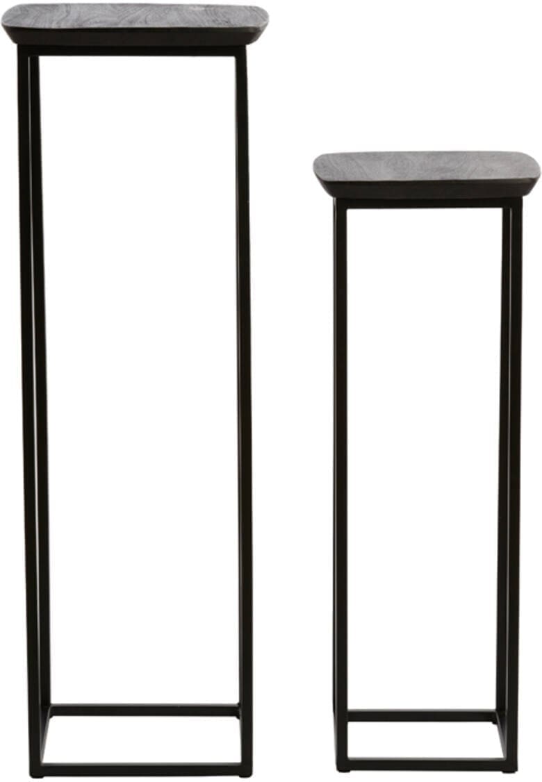 Zuil Quenza - Acacia Ht Mt Zwrt+zwrt Light & Living Bijzettafel 6797512