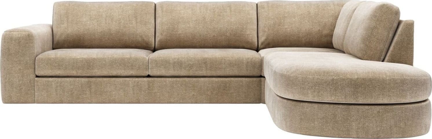 Profijt Meubel Hoekbank rechts Azara bruin basic comfort Bruin Hoekbank