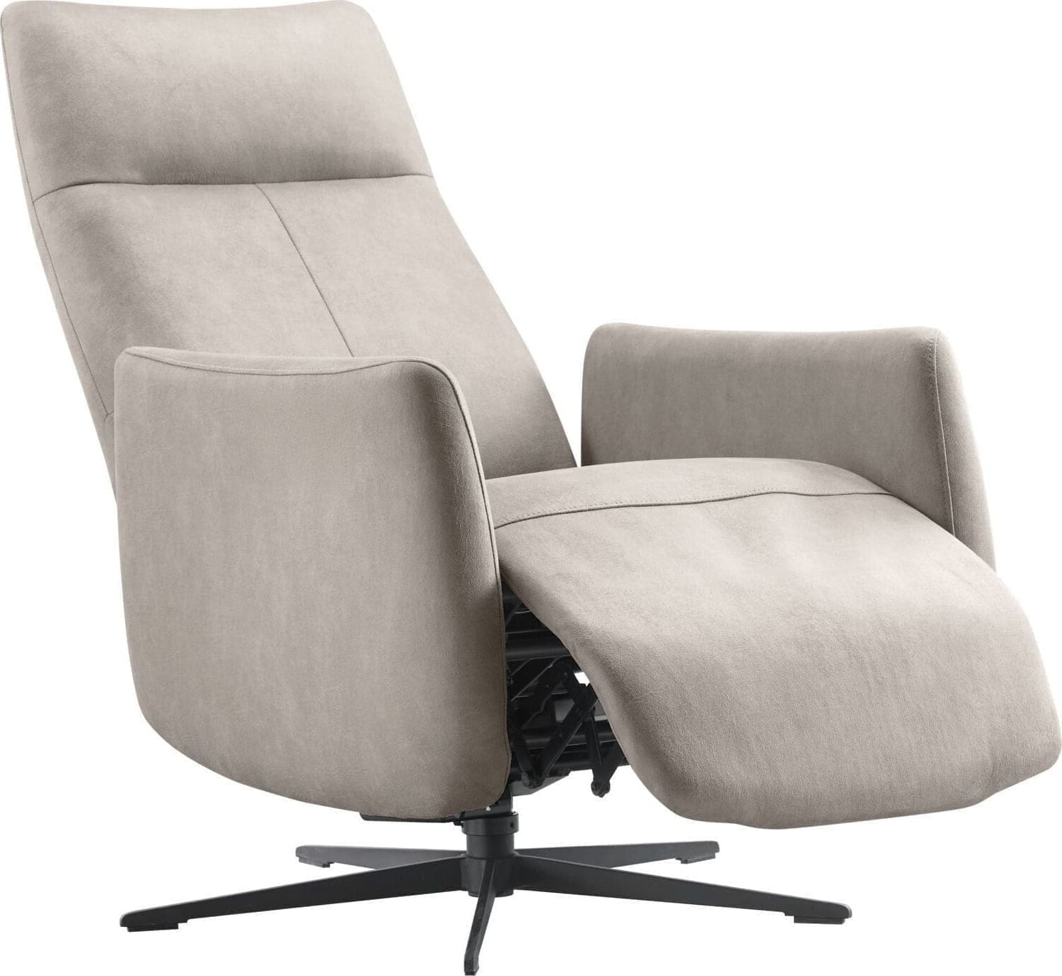 Pronto Wonen Relaxfauteuil Lanciare lichtgrijs Grijs Fauteuil
