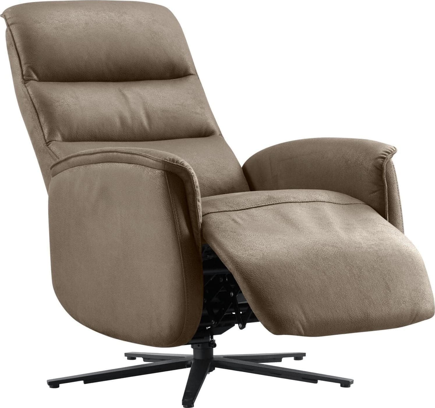 Pronto Wonen Relaxfauteuil Volgere donkerbruin Bruin Fauteuil