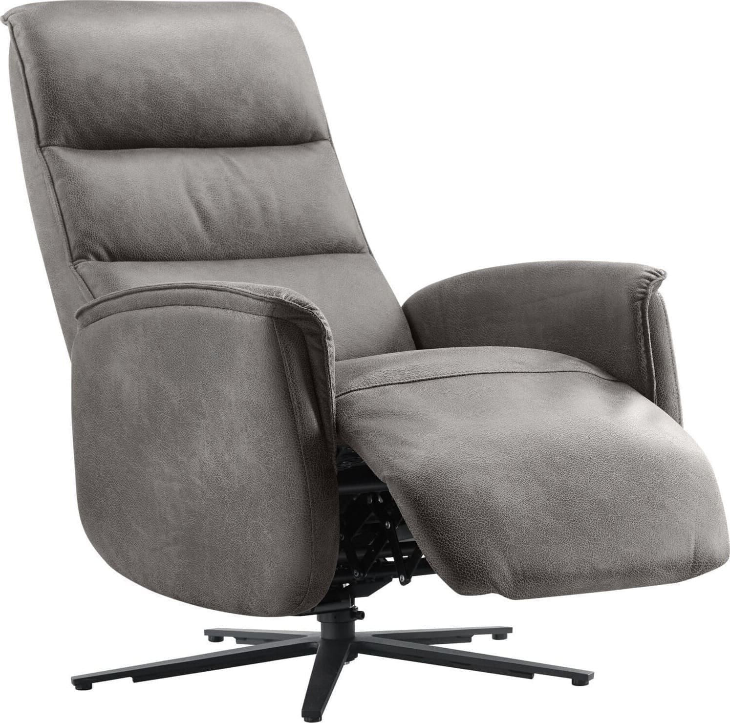 Pronto Wonen Relaxfauteuil Volgere grijs Grijs Fauteuil