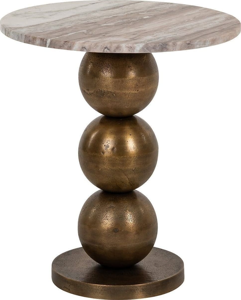 Richmond Interiors Bijzettafel Barley Beige Bijzettafel