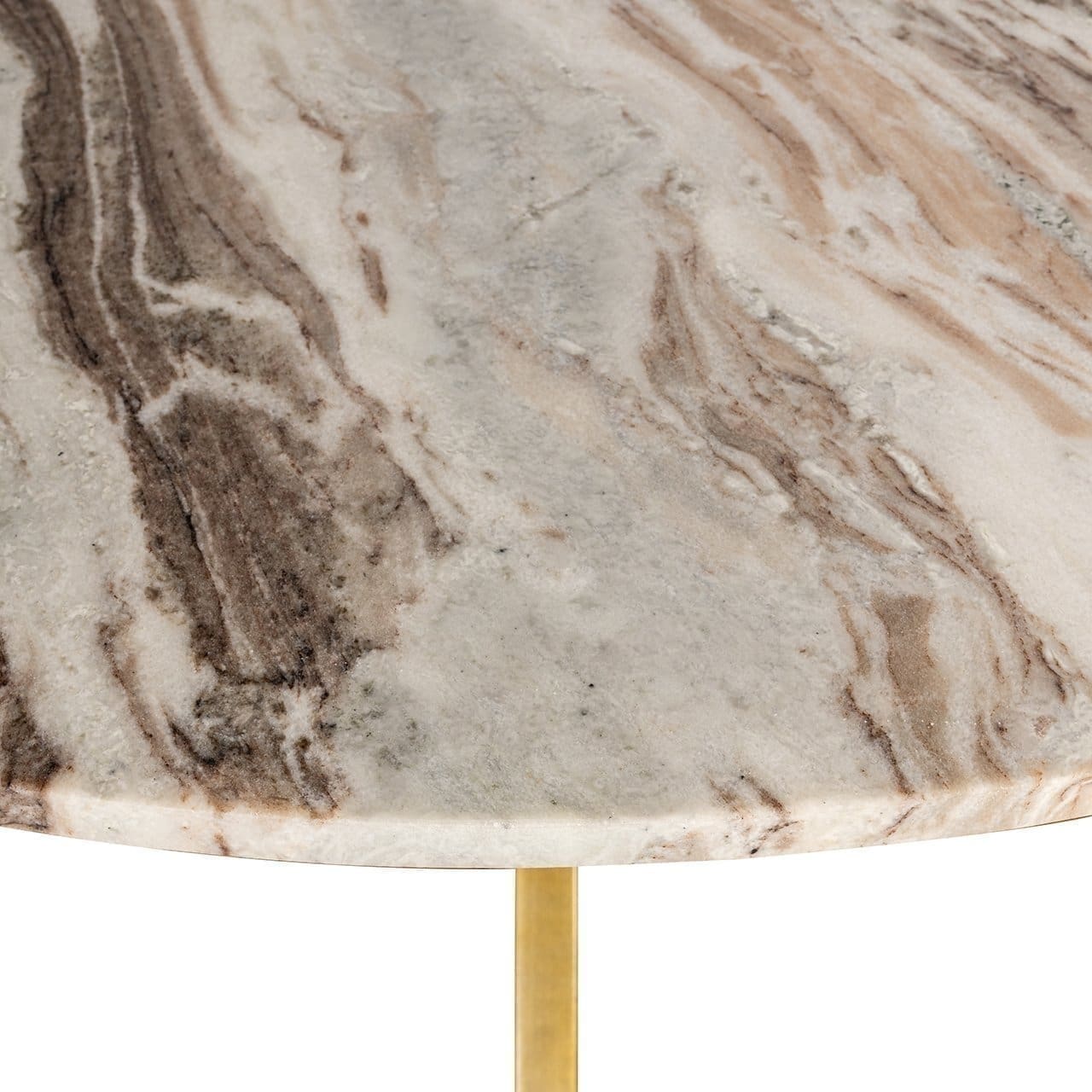 Richmond Interiors Eettafel Bottega 140Ø Wit Eettafel