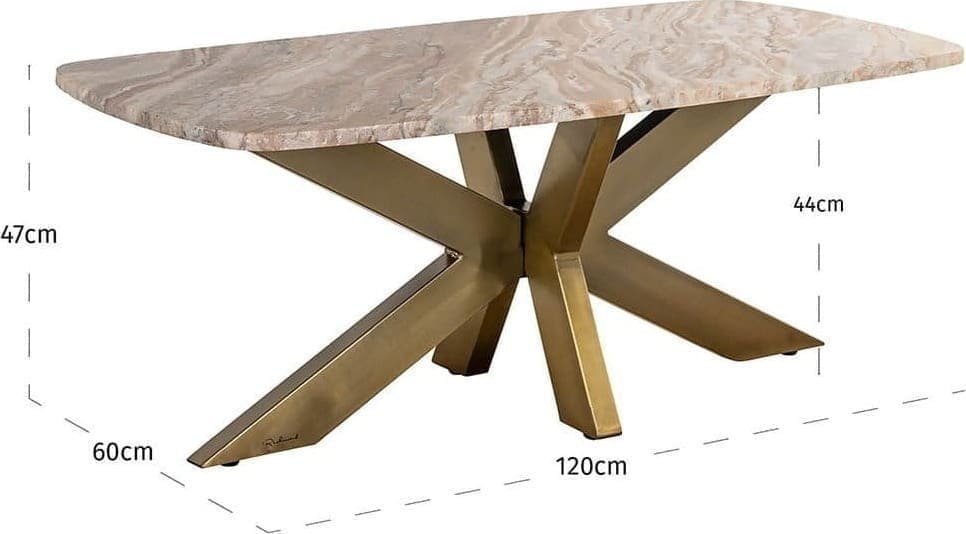 Richmond Interiors Salontafel Bottega Wit Salontafel