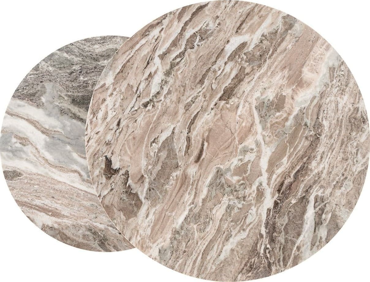 Richmond Interiors Salontafel Fairfax set van 2 Taupe Salontafel