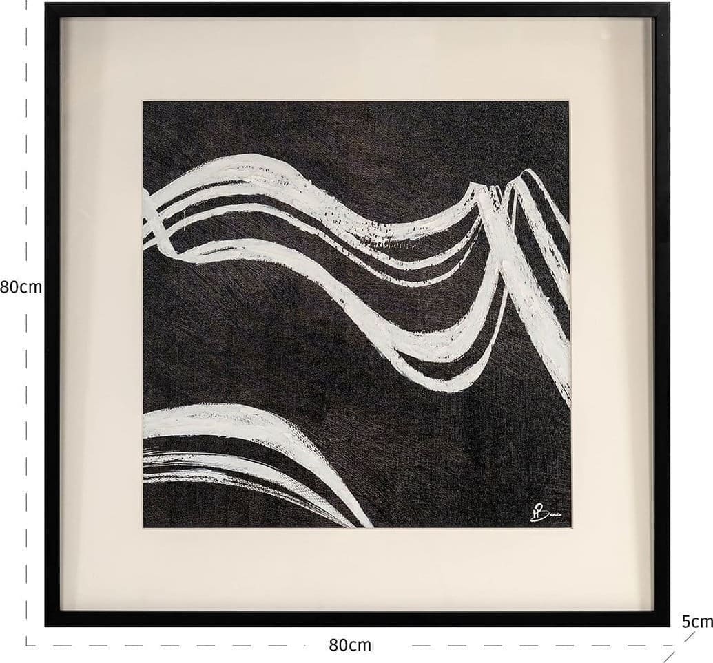 Richmond Interiors Wall art Jozy Zwart