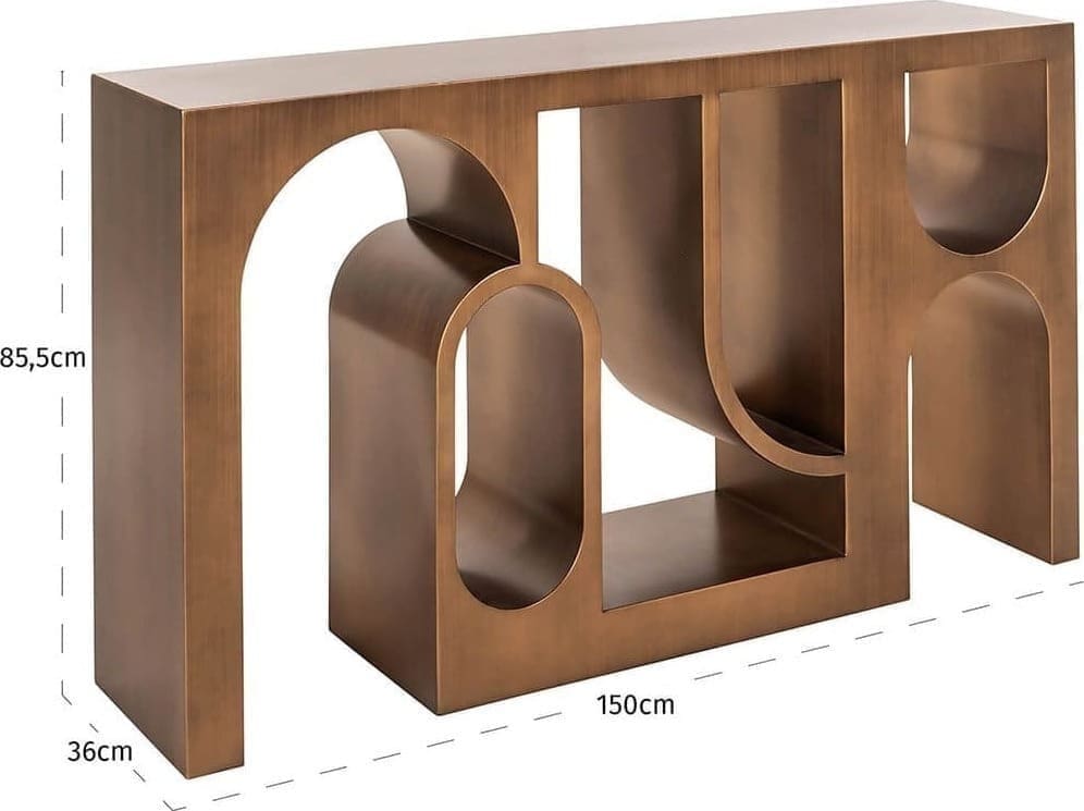Richmond Interiors Wandtafel Lugano Goud Wandtafel