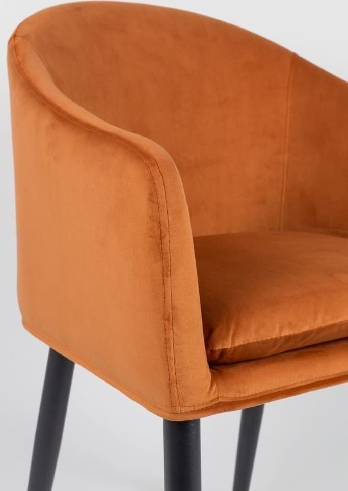 Armstoel Catelyn Orange White Label Living ZVR1200160