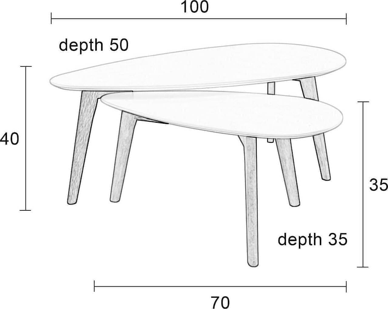 Bijzettafel Drop - Afbeelding 26