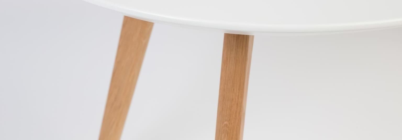 Bijzettafel Drop Set Of 2 White Label Living ZVR2300068