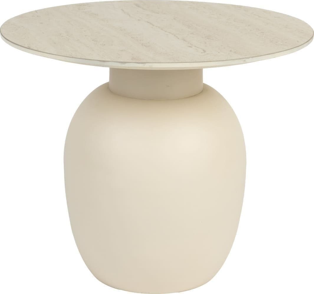 Bijzettafel Karula Low White Label Living ZVR2300399