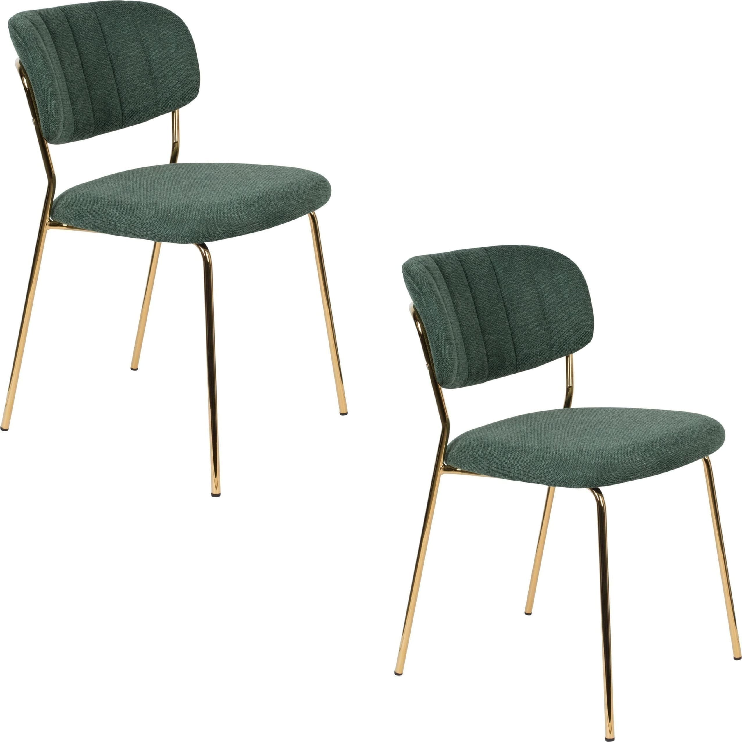 Eetkamerstoel Jolien - Gold/Dark Green - Afbeelding 28