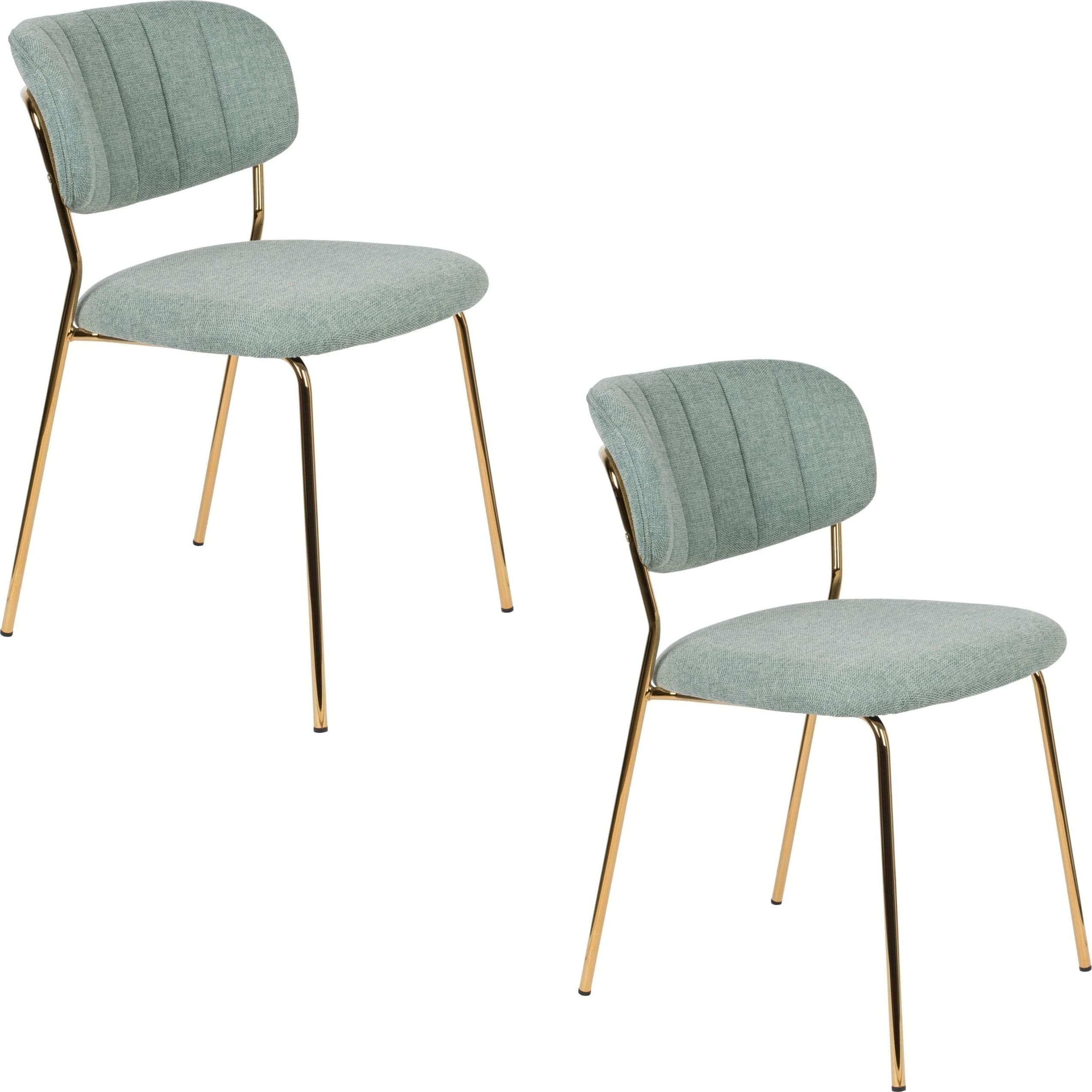 Eetkamerstoel Jolien - Gold/Light Green - Afbeelding 28