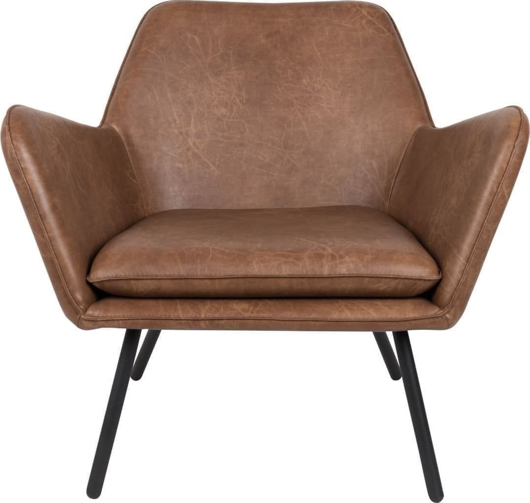 Fauteuil Bon Brown White Label Living ZVR3100040