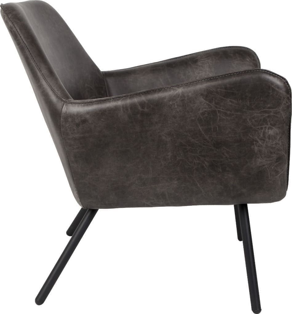 Fauteuil Bon Dark Grey White Label Living ZVR3100041