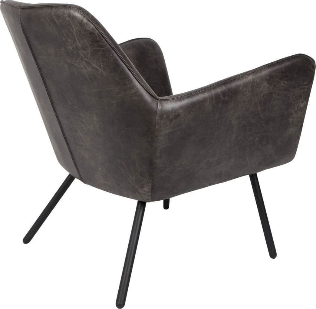 Fauteuil Bon Dark Grey White Label Living ZVR3100041