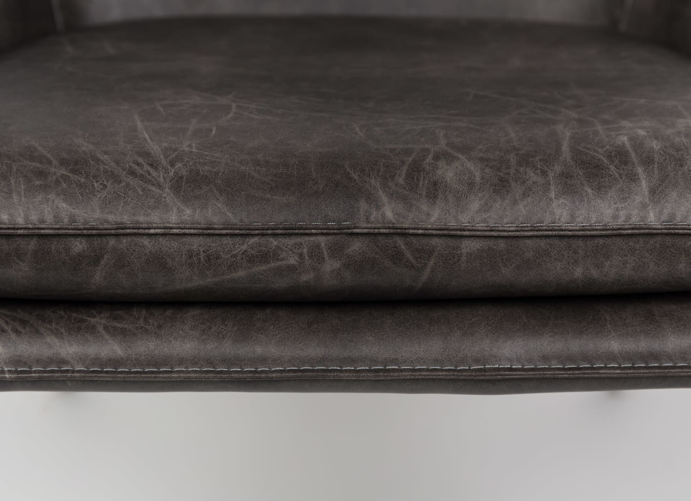 Fauteuil Bon Dark Grey White Label Living ZVR3100041
